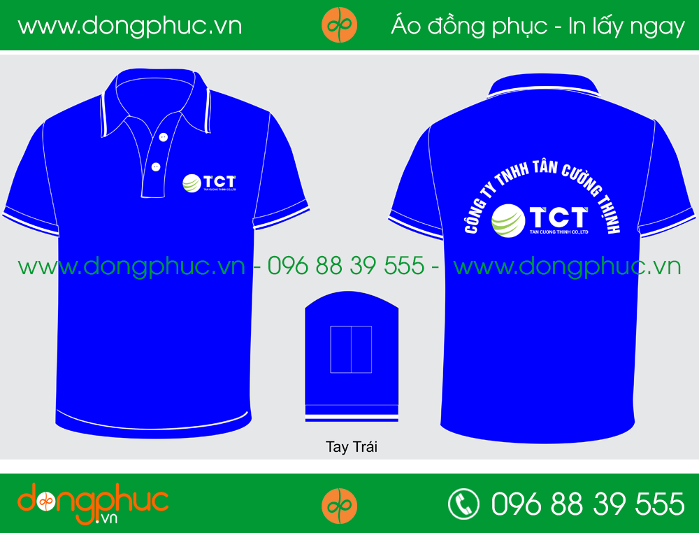 Áo phông đồng phục công ty TCT